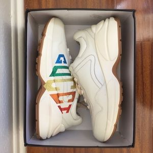 Gucci Rhyton Glitter Sneakers